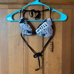 Glamour Kills Forever Logo Bikini Top (S)